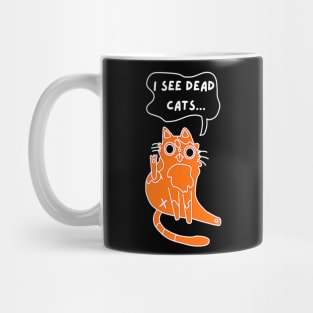 Dead Cats on Halloween Mug